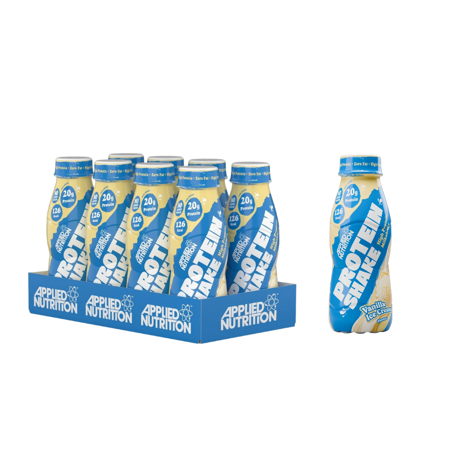 Applied Nutrition High Protein Shake Vanilla 330ml (8 bottles x 330ml)