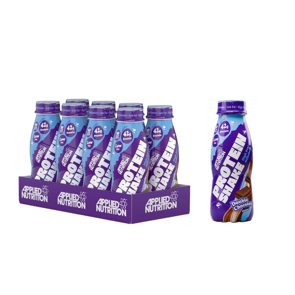 Applied Nutrition High Protein Shake Double Chocolate 500ml (8 bottles x 500ml)