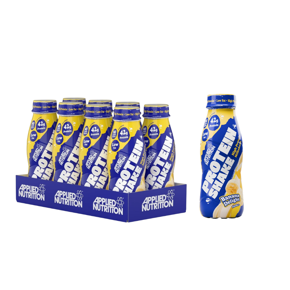 Applied Nutrition High Protein Shake Banana 500ml (8 bottles x 500ml)