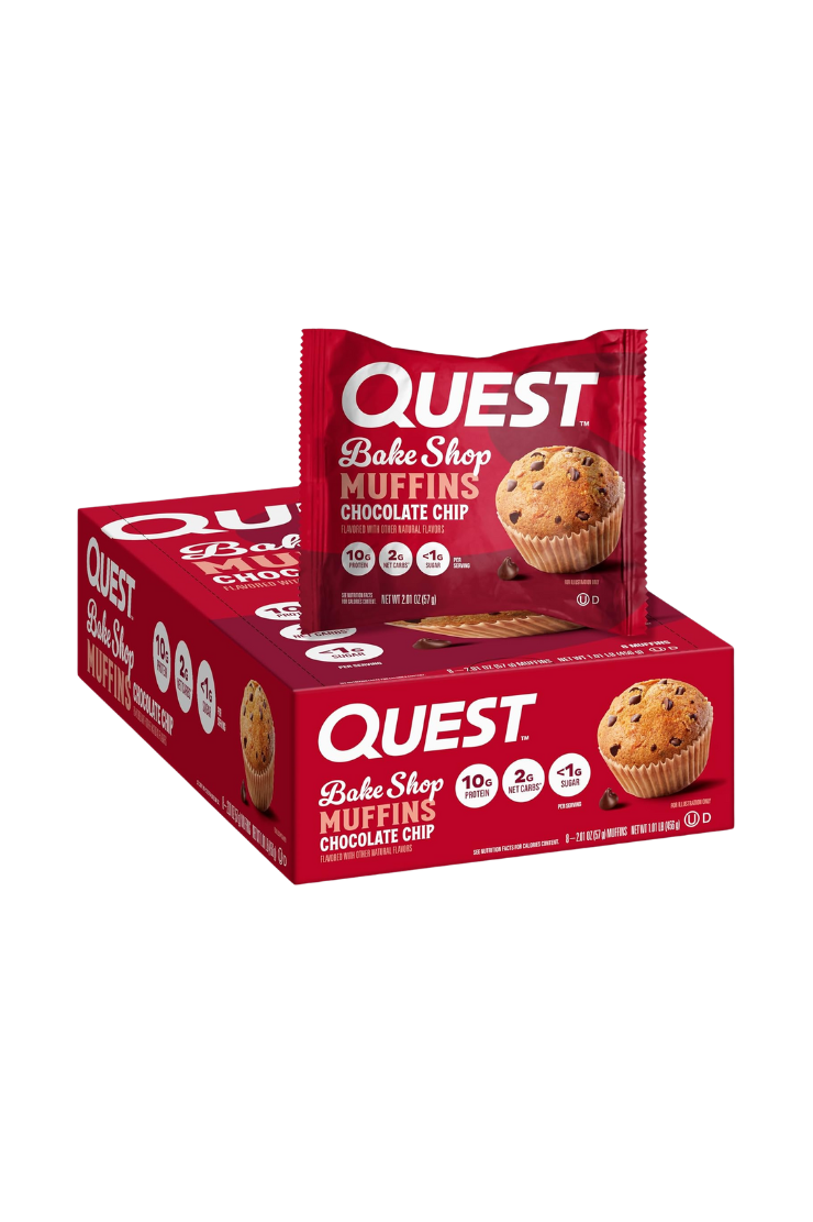 Quest Bake Shop Muffins - Chocolate Chip 8pk