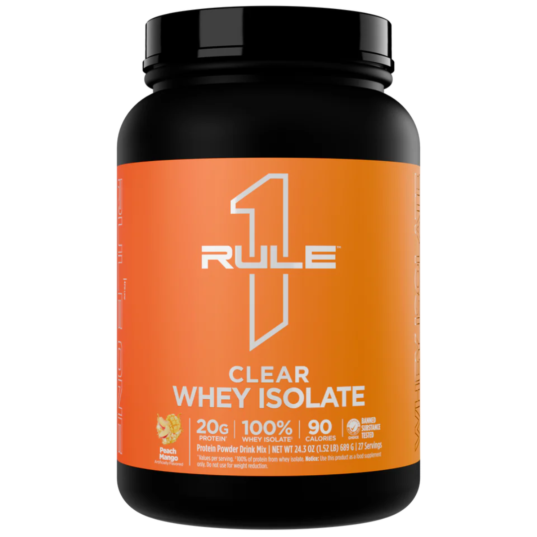 Rule One Protein Clear Isolate Peach Mango 1.52lb