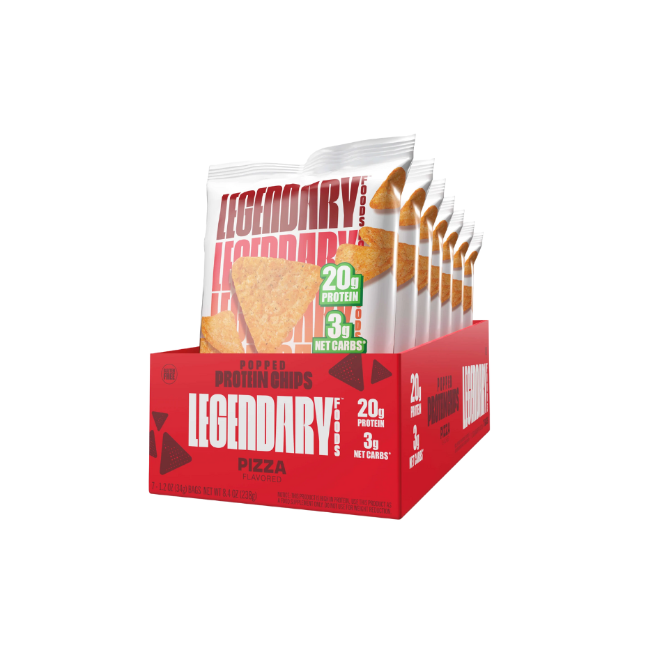 Legendary Protein Popped Chips High Protein Pizza (Box of 7 x 34g)