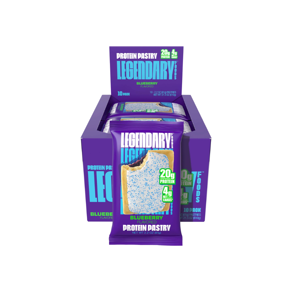 Legendary High Protein Pastry Blueberry (Box of 10)