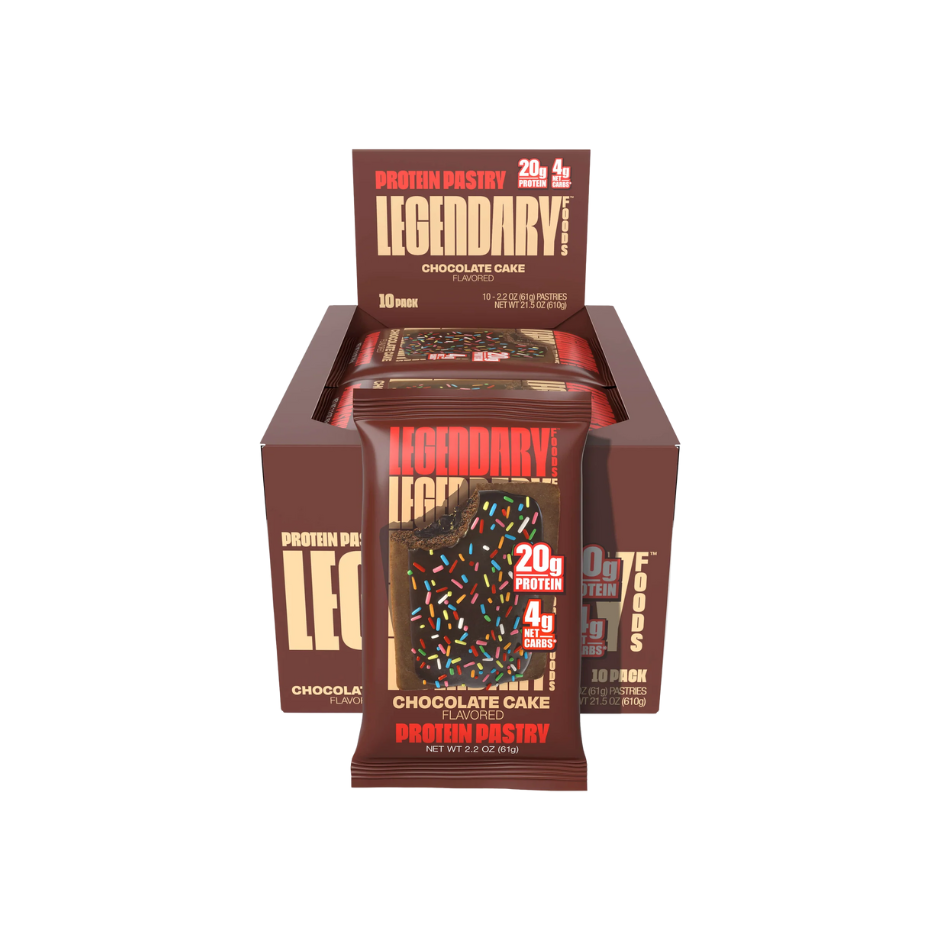 Legendary High Protein Pastry Chocolate Cake (Box of 10)