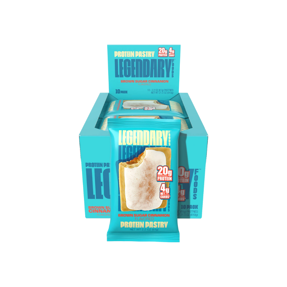Legendary High Protein Pastry Brown Sugar Cinnamon (Box of 10)