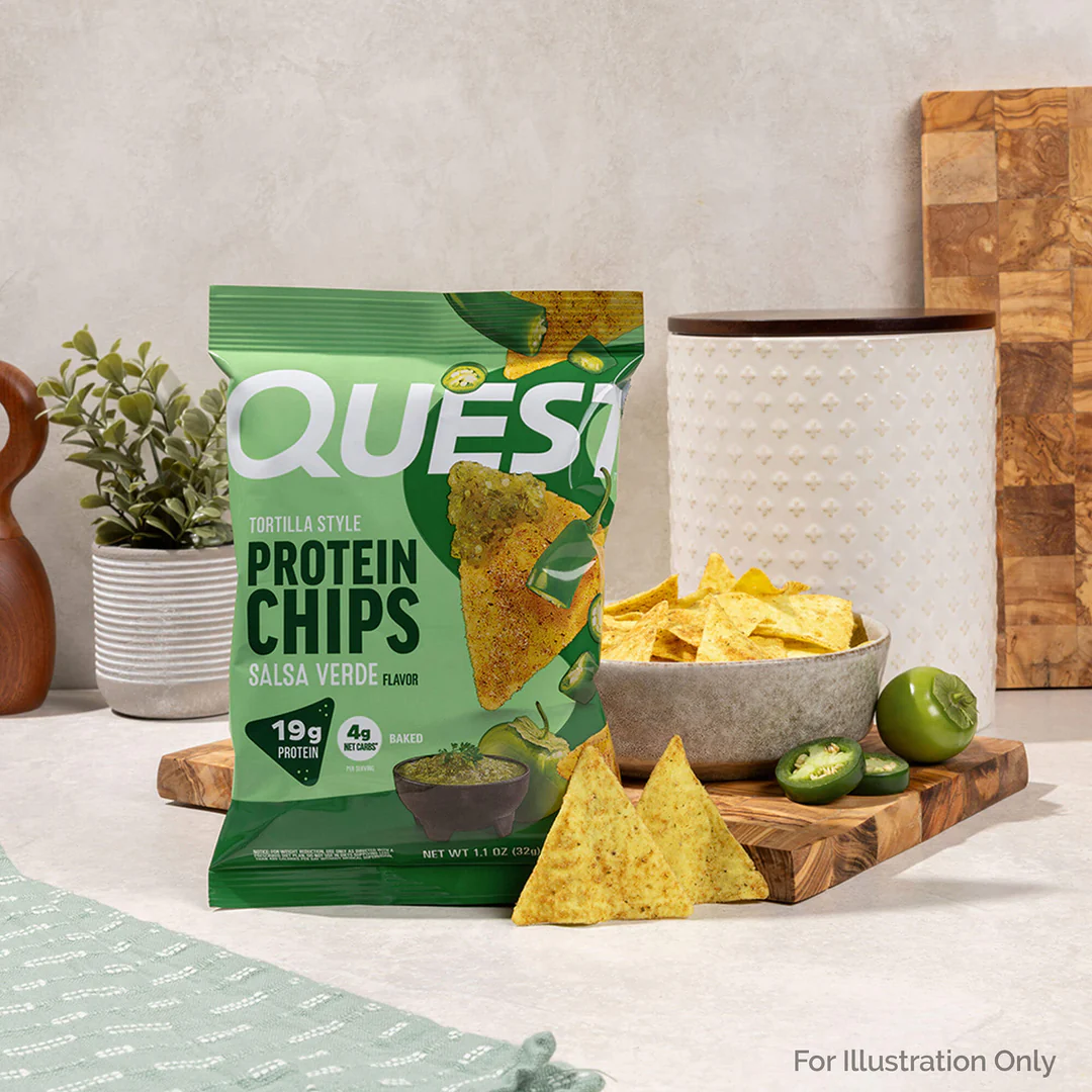 Quest Protein Chips Salsa Verde (8 x 32g)