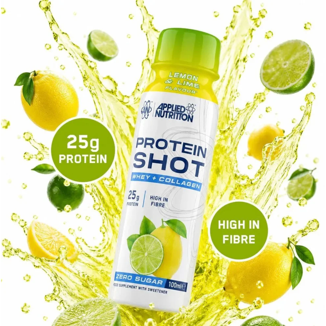 Applied Nutrition 25g Protein Shot Lemon & Lime (100ml x 12)