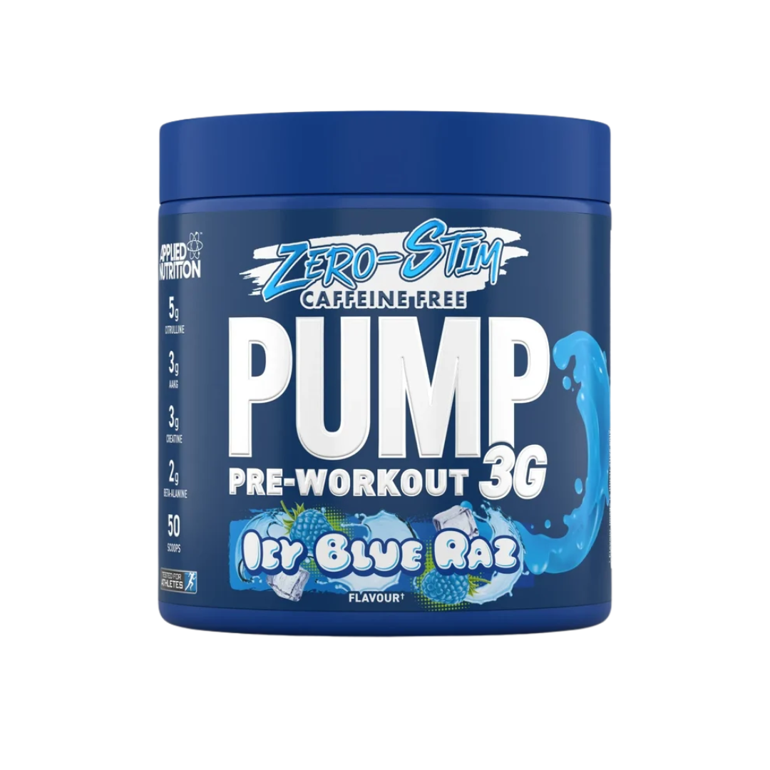 Applied Nutrition Pump ZERO Pre-Workout Icy Blue Raz 375g