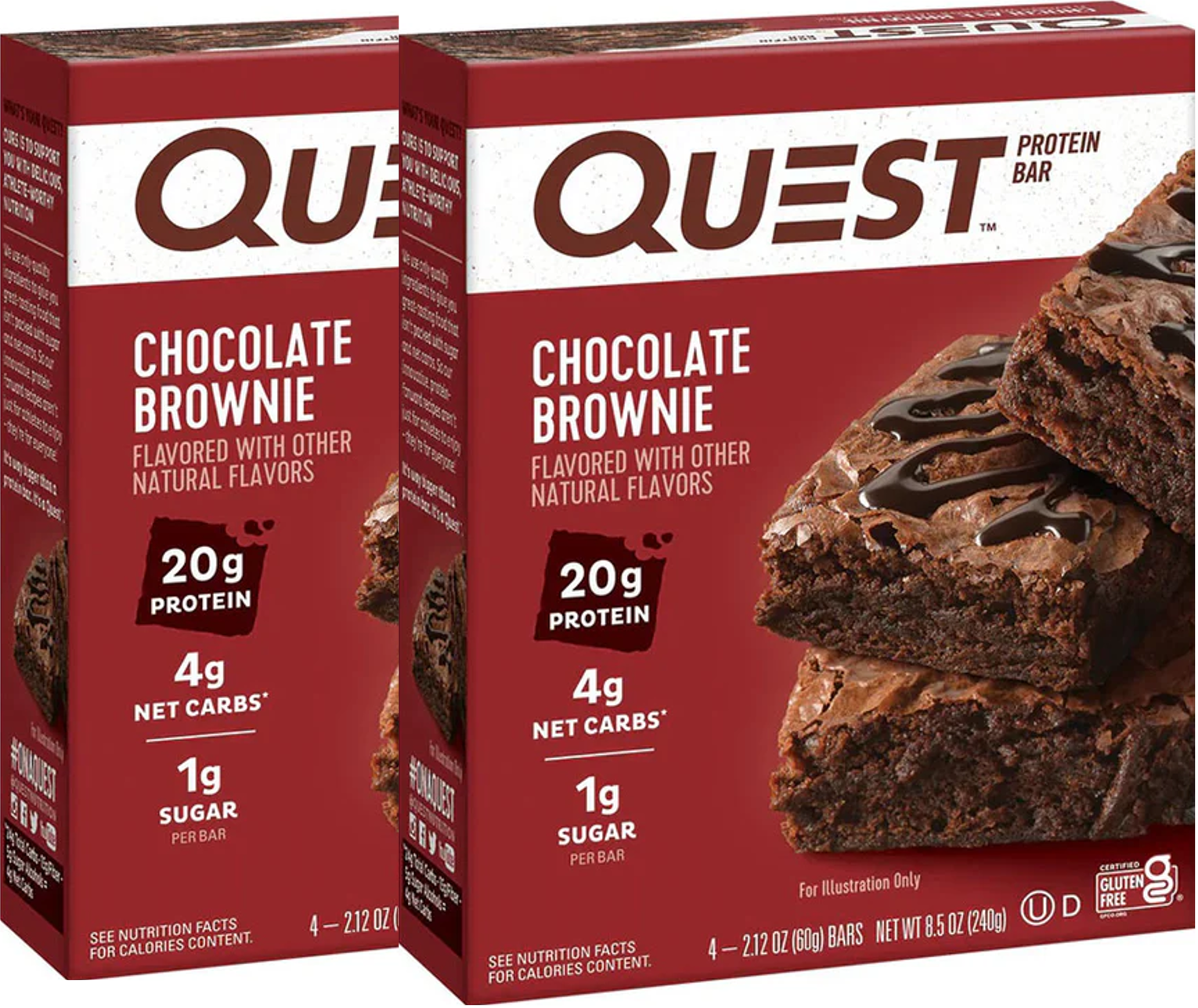 Quest 4 Pack Multi Buy Chocolate Brownie Special