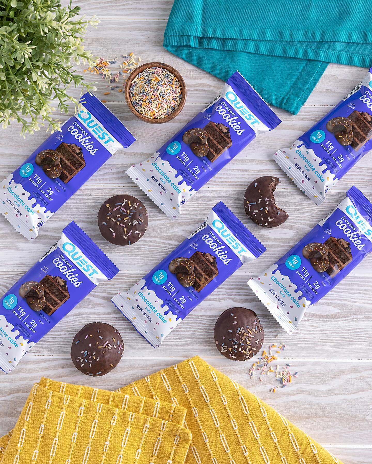 Quest Frosted Cookie Chooclate Cake (8 x 50g)