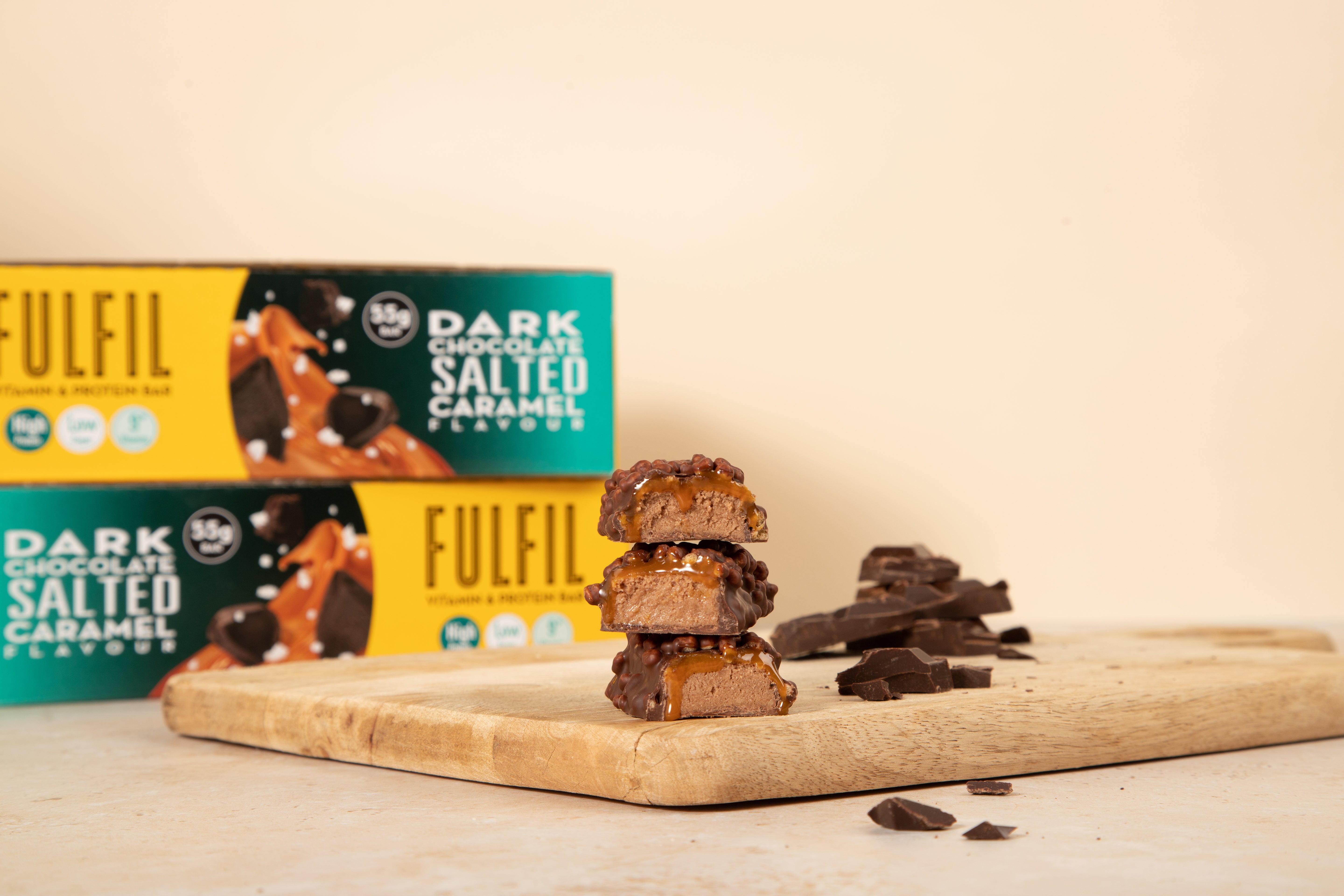 Fulfil Vitamin & Protein Bar Dark Chocolate Salted Caramel (15 x 55g)