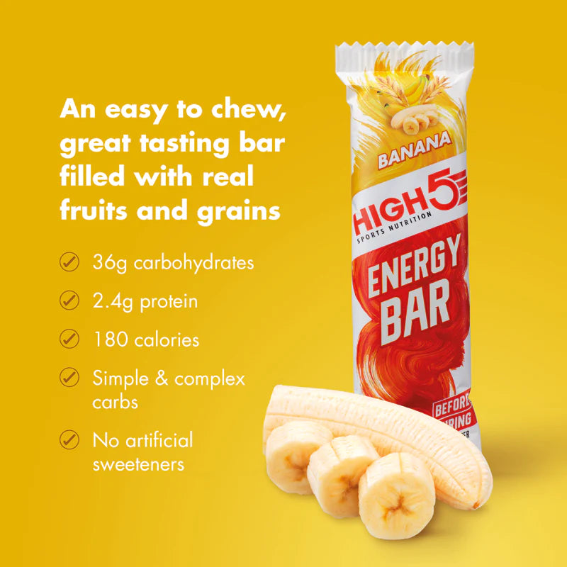 HIGH5 Energy Bar Banana 12X55gr