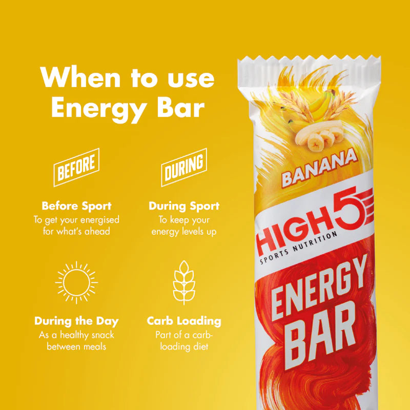 HIGH5 Energy Bar Banana 12X55gr