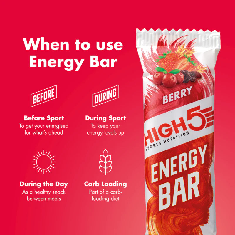 HIGH5 Energy Bar Berry 12X55gr