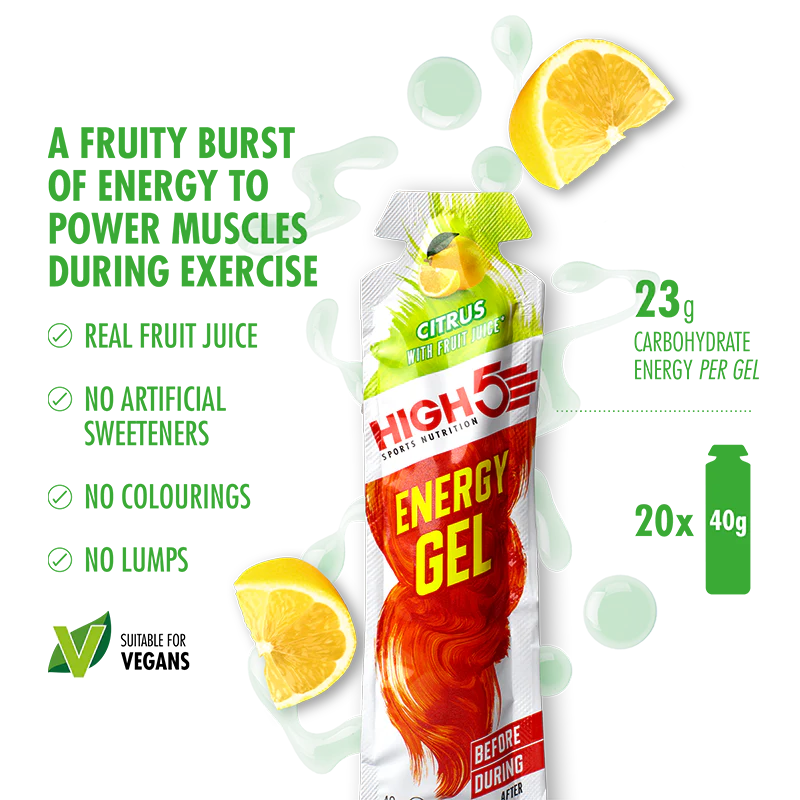 HIGH5 Energy Gel Citrus (20X40g)