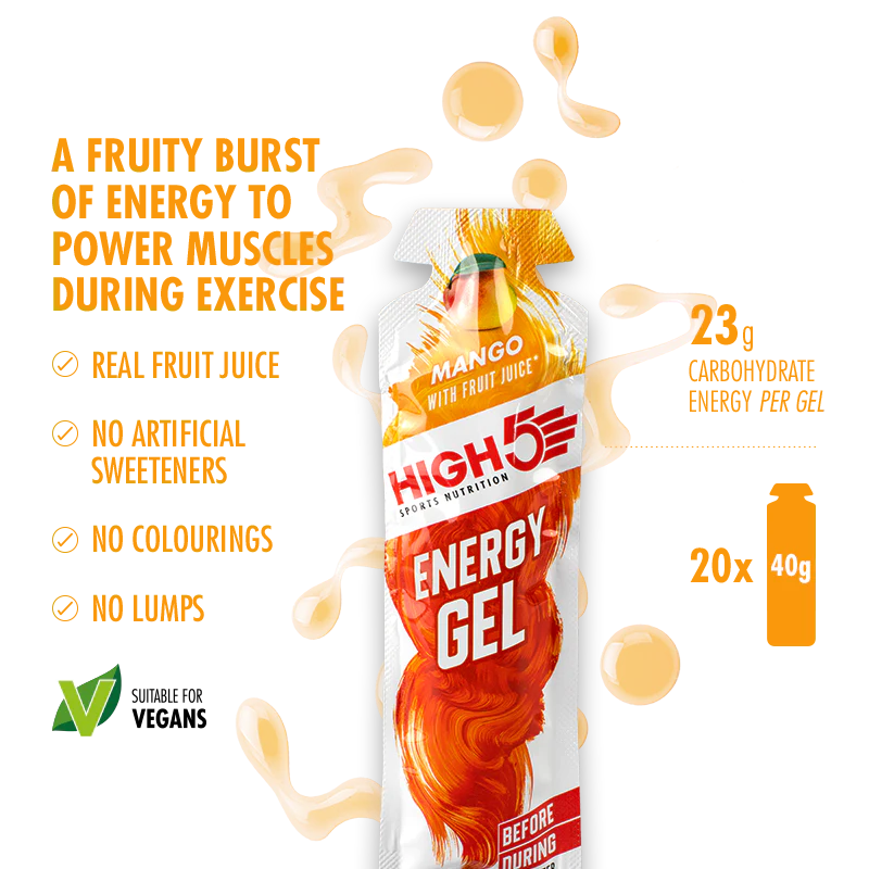HIGH5 Energy Gel Mixed Flavours (20X40g)