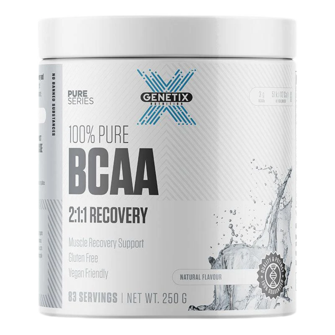 Genetix 100% Pure BCAA 250g Unflavoured