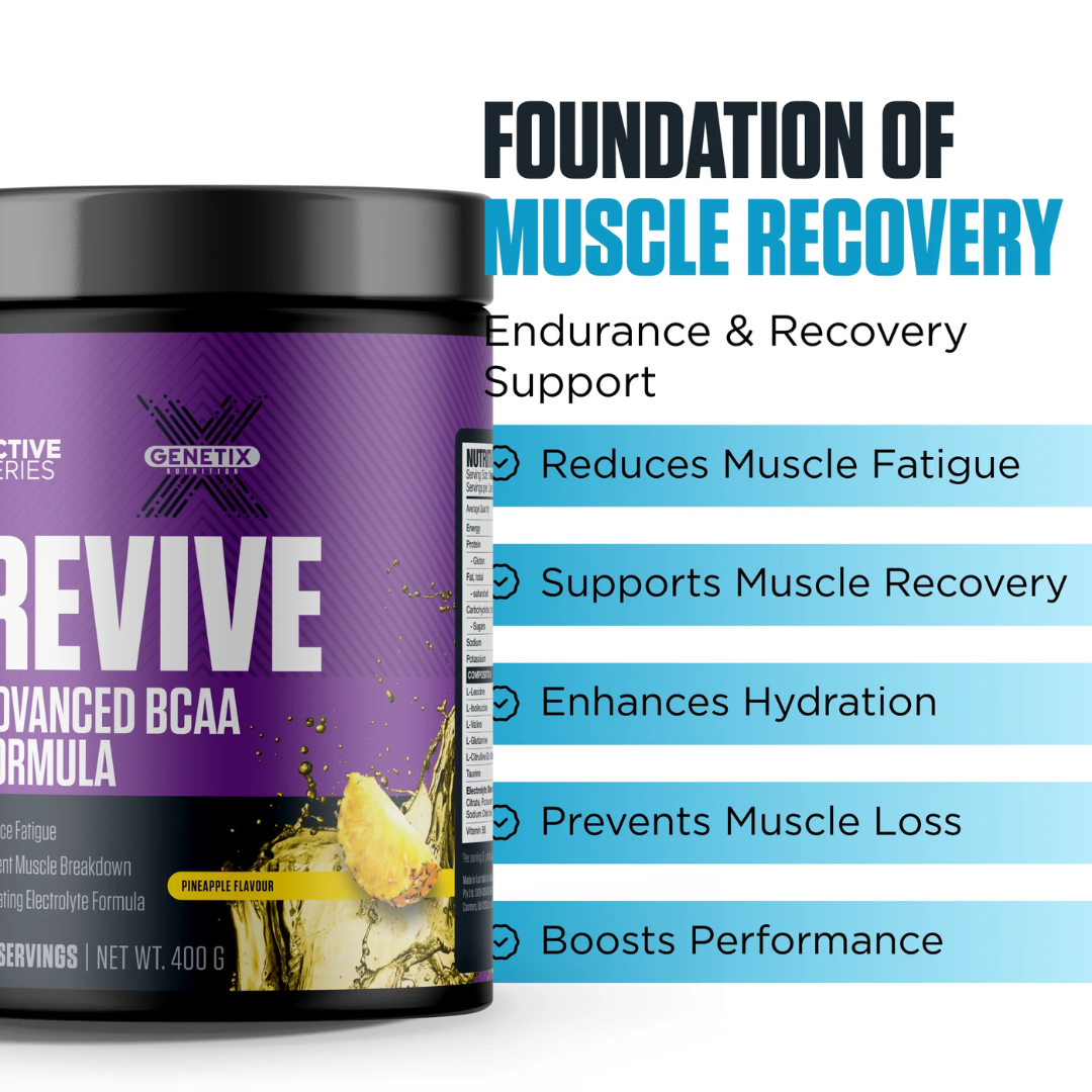 Genetix Revive Advanced BCAA 400g Grape