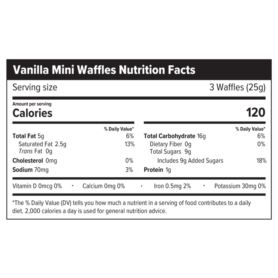 Honey Stinger Mini Waffle Vanilla 5.3oz Bag