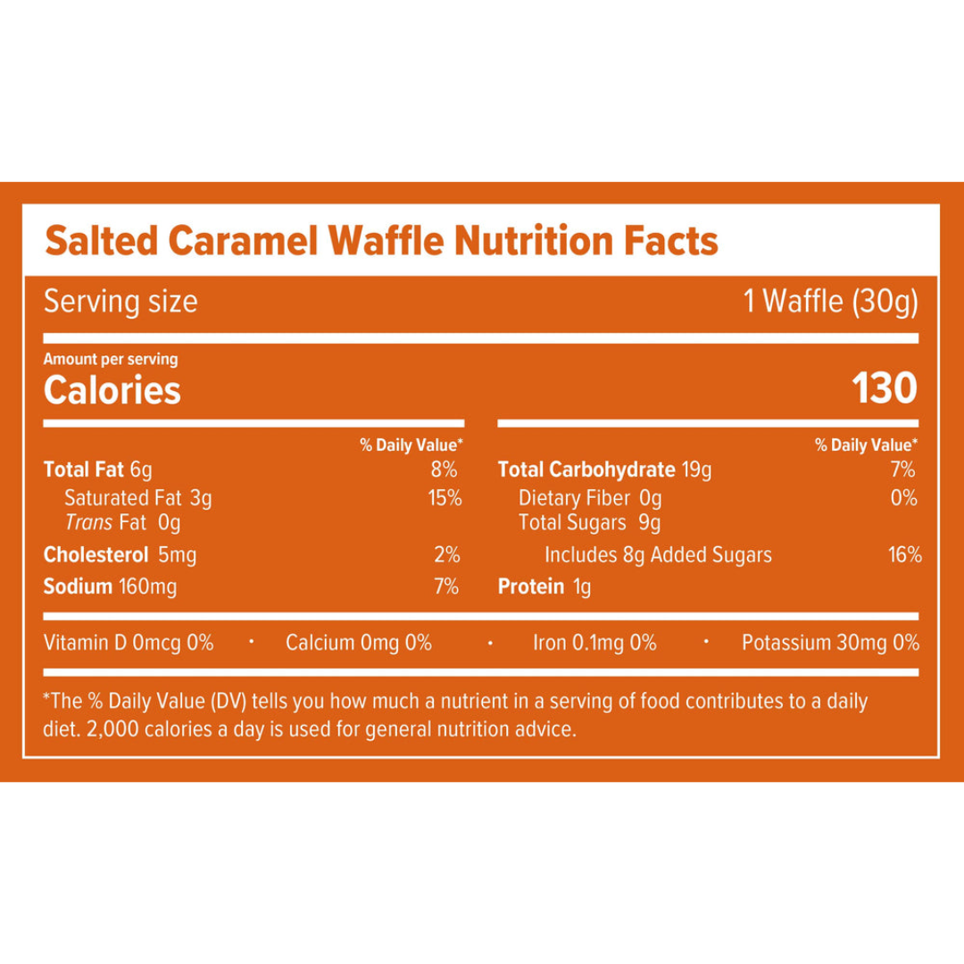 Honey Stinger Gluten Free Waffle - Salted Caramel 1.06oz 12 pack