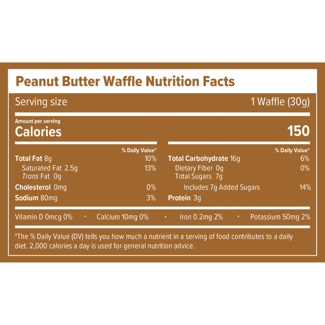Honey Stinger Waffle Peanut Butter 1.06oz 12 pack