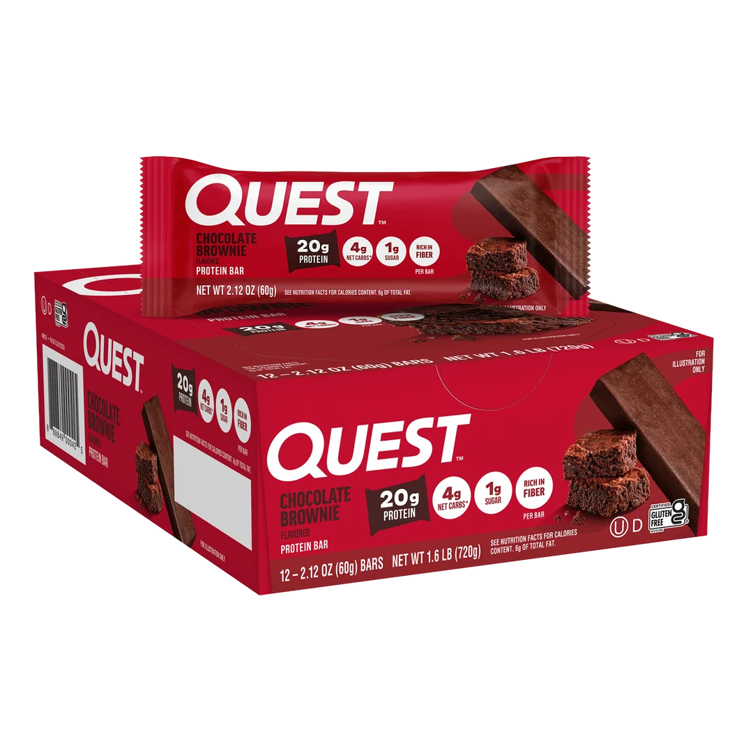Quest Protein Bar Chocolate Brownie (12 x 60g)