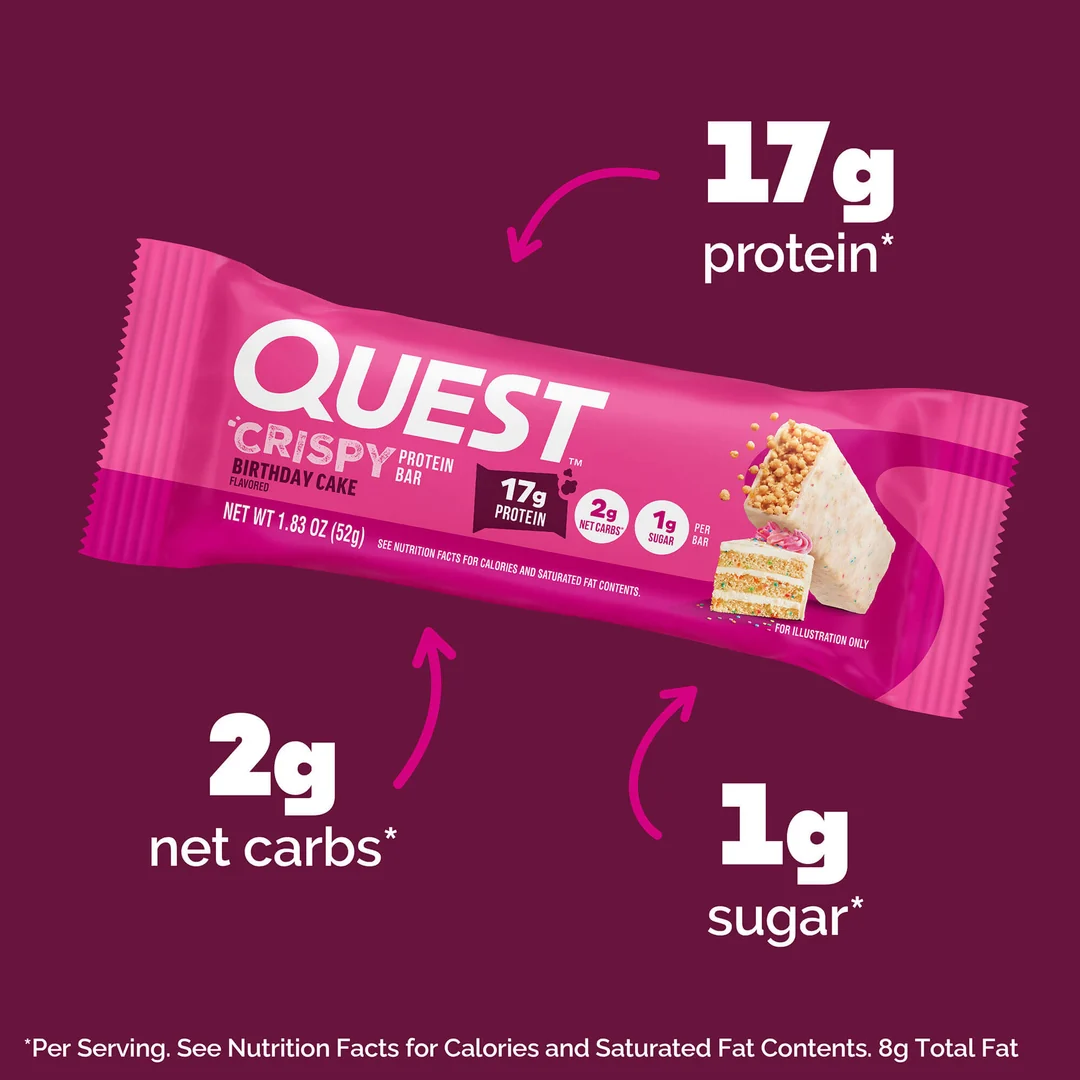 Quest Hero Bar Birthday Cake (12 x 52g)