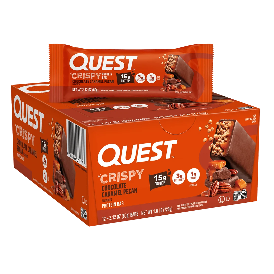 Quest Hero Chocolate Caramel Pecan (12 x 60g)