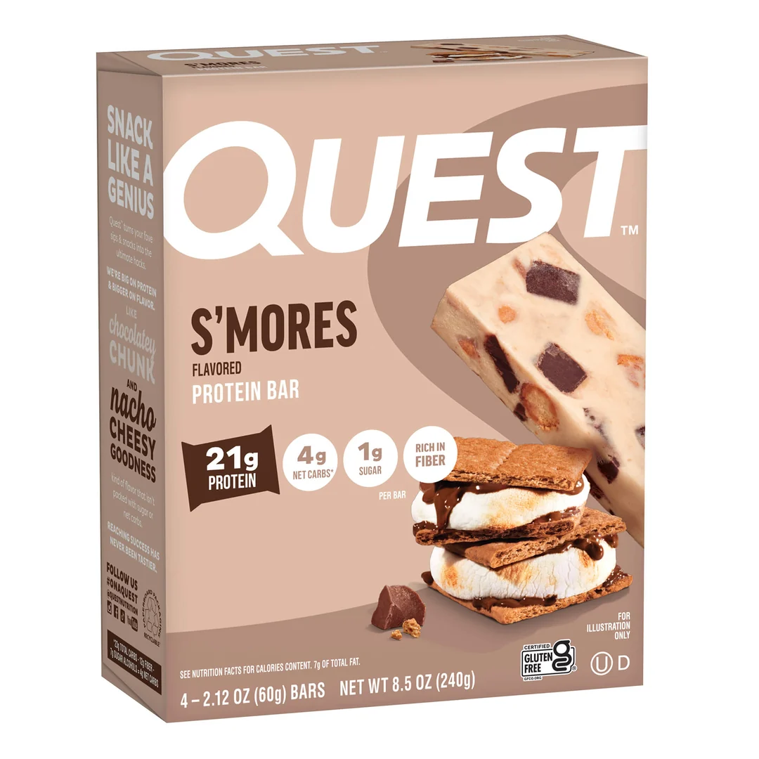 Quest Protein Bar - SMores (4 x 60g)