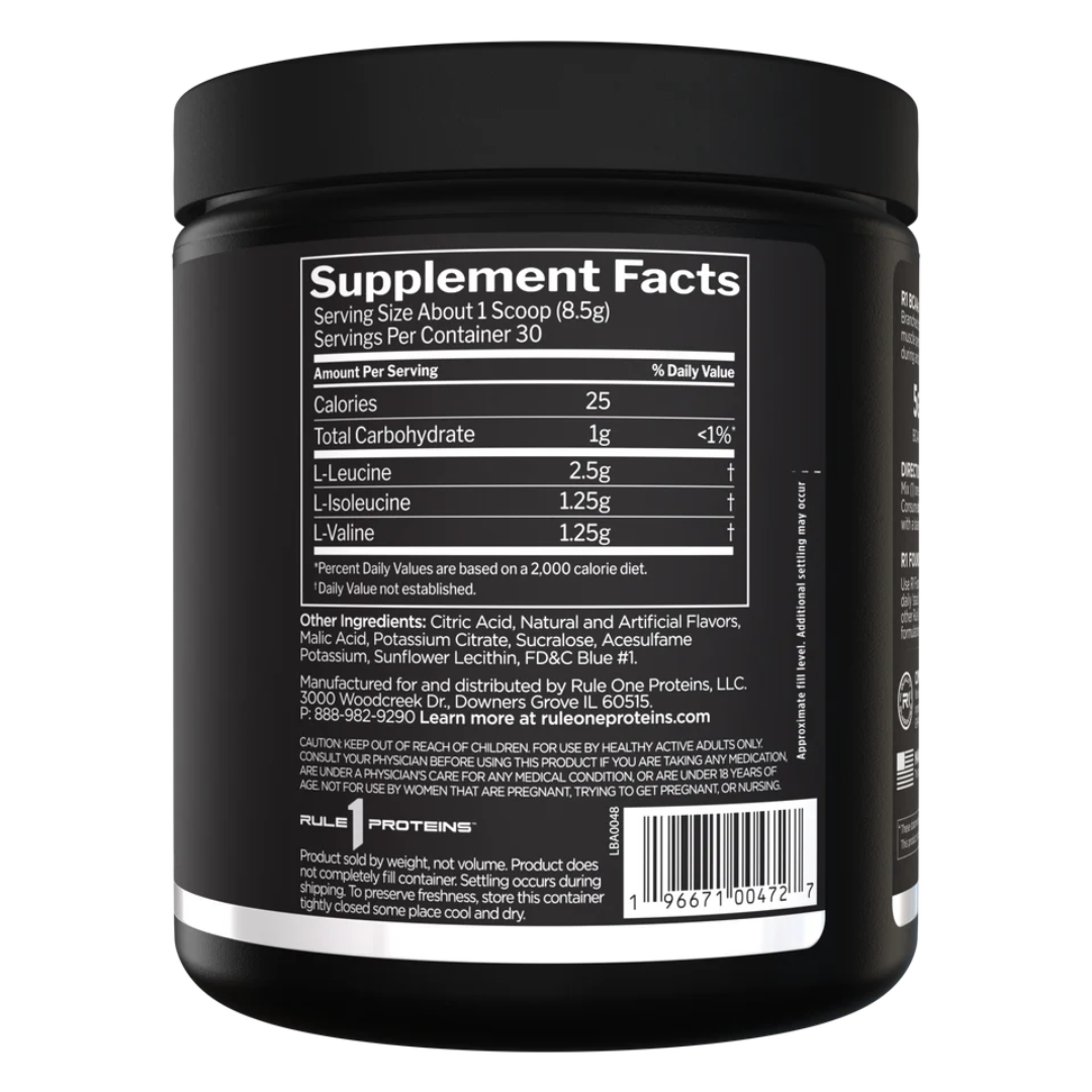 Rule1 BCAA 30 Serv Blue Raspberry 255g