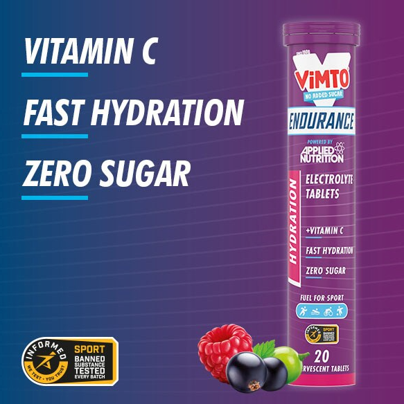 Applied Nutrition Effervescent Electrolyte Tablets - Vimto 6 tubes