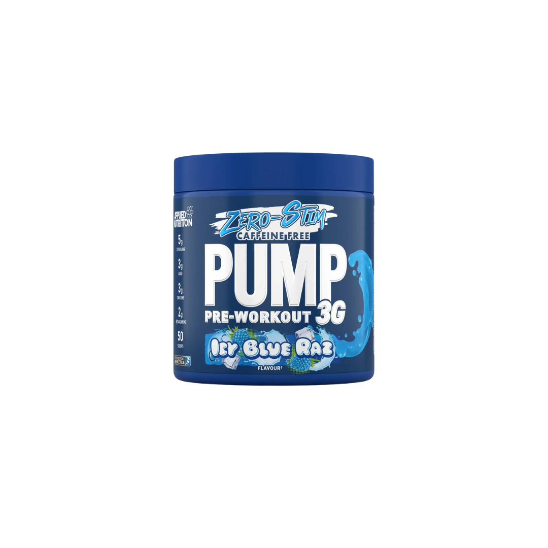 Applied Nutrition Pump ZERO Pre-Workout Icy Blue Raz 375g