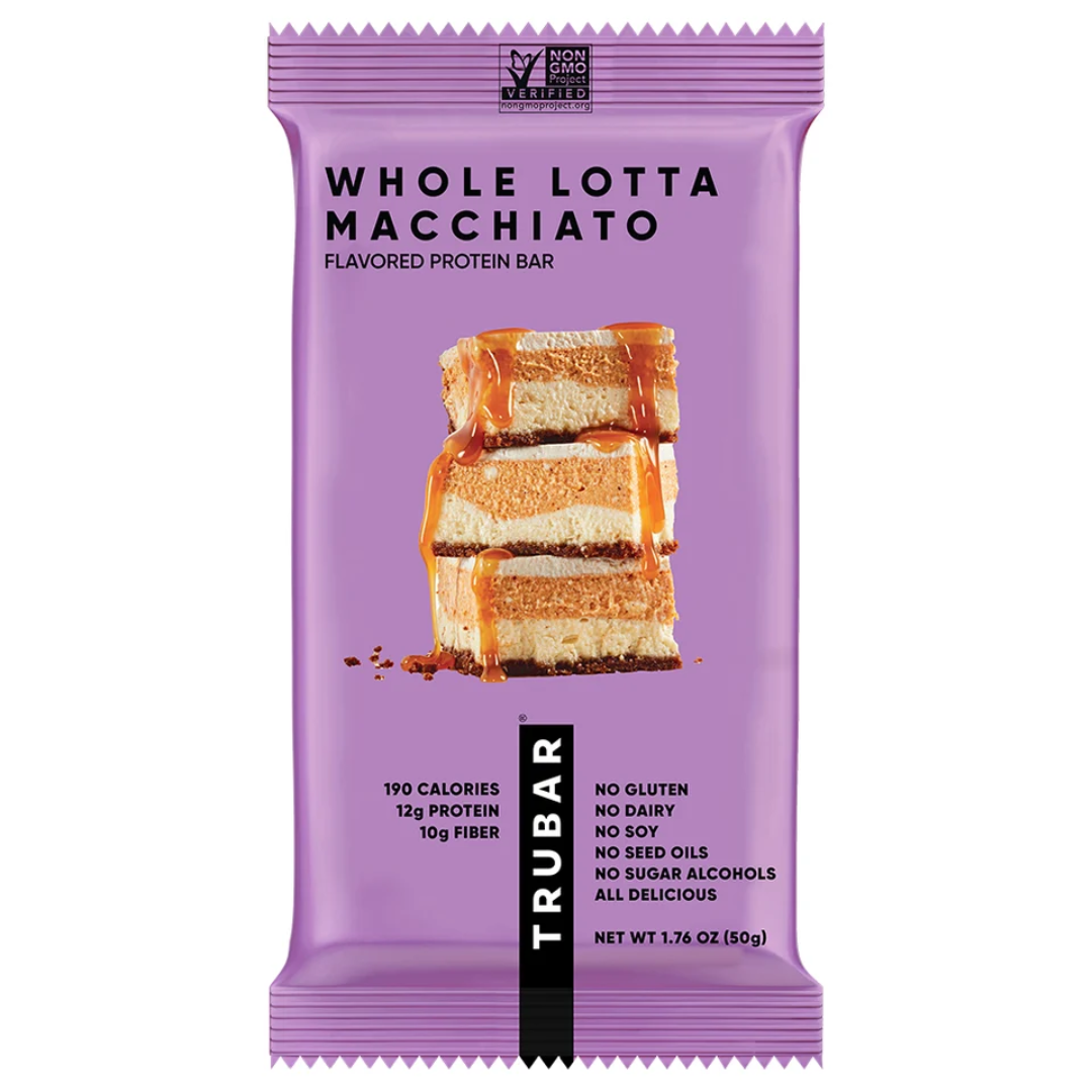 Trubar Plant Protein Bar - Whole Lotta Macchiato (12 x 50g)