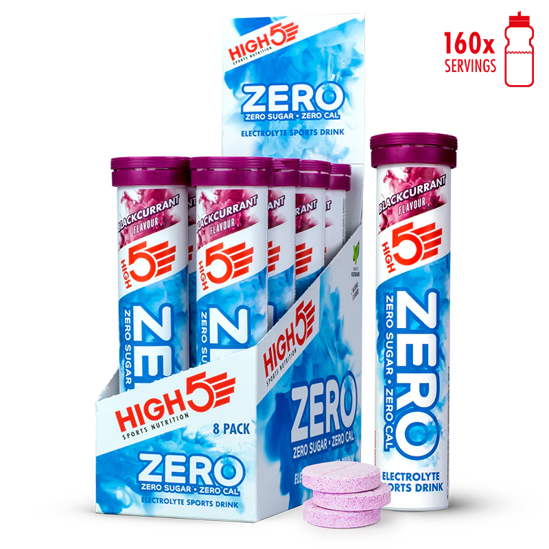 HIGH5 Hydration Zero Blackcurrant Tablets 8 Tubes