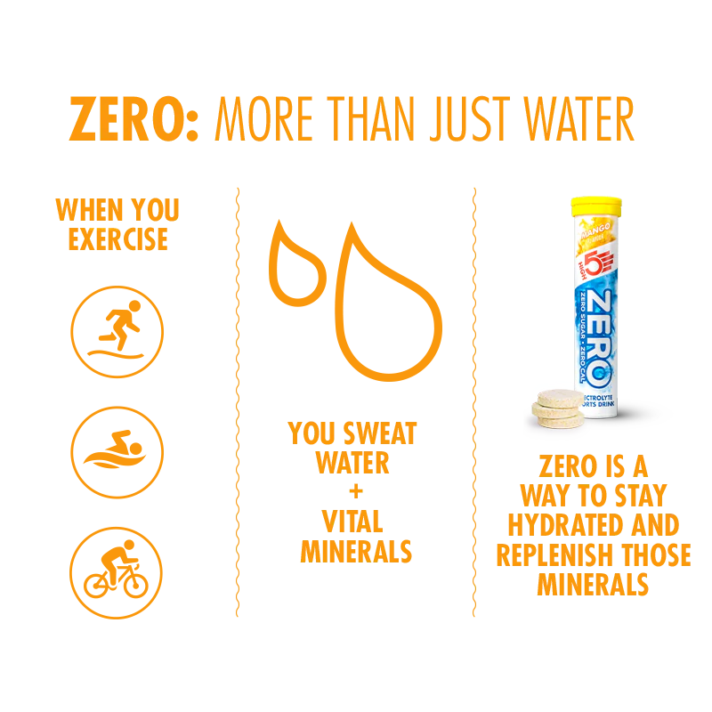 HIGH5 Hydration Zero Mango Tablets 8 Tubes