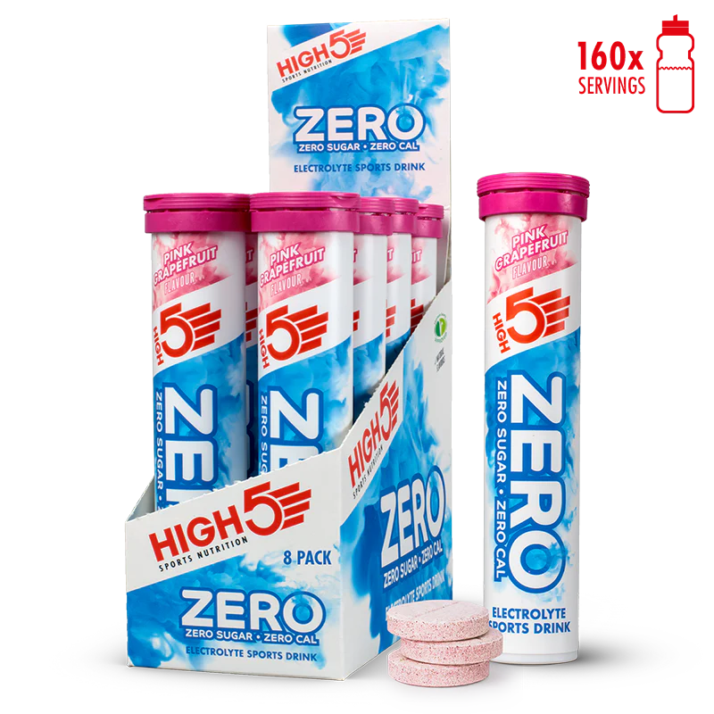 HIGH5 Hydration Zero Pink Grapefruit Tablets 8 Tubes
