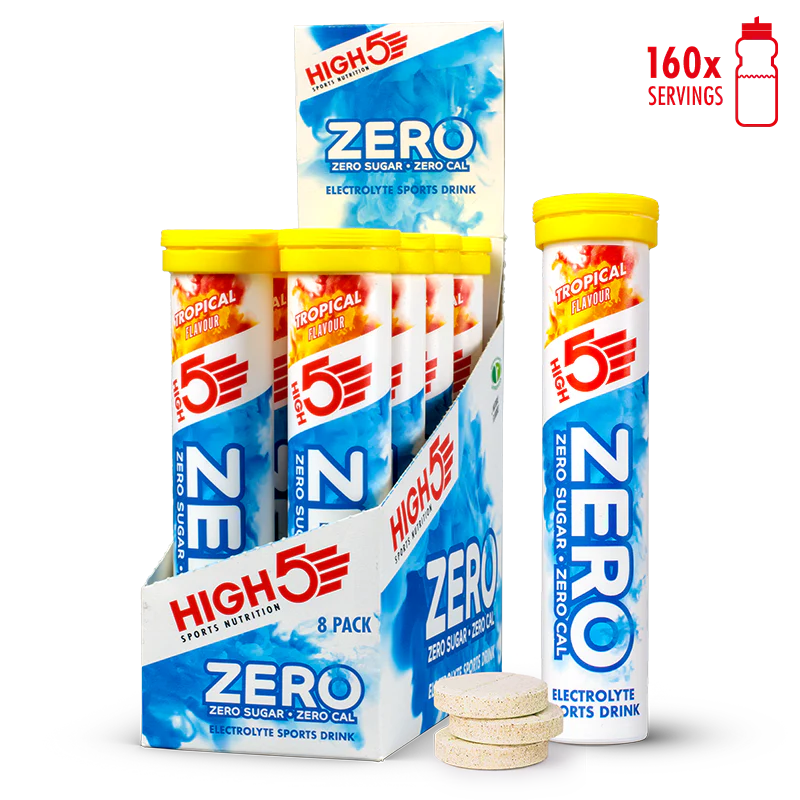 HIGH5 Hydration Zero Tropical Tablets 8 Tubes