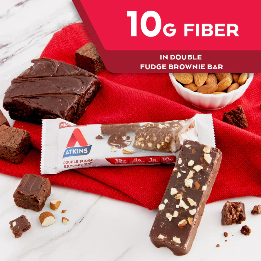 Atkins Meal Bar Double Fudge Brownie (5 x 48g)