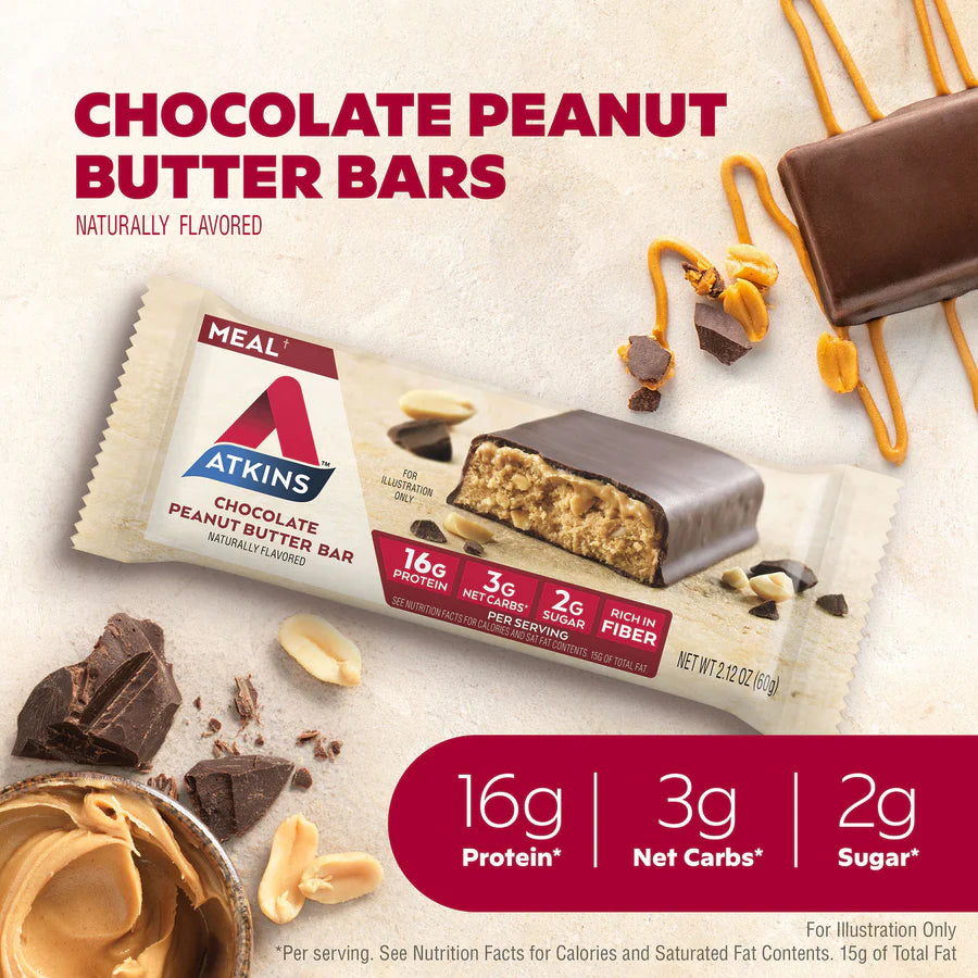 Atkins Meal Bar Chocolate Peanut Butter (5 x 48g)