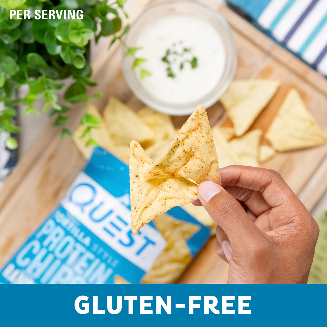 Quest Protein Chips Tortilla Style Ranch (8 x 32g)