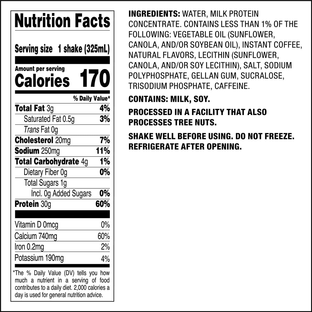 Quest Protein Coffee Milkshake (12 x 325ml)