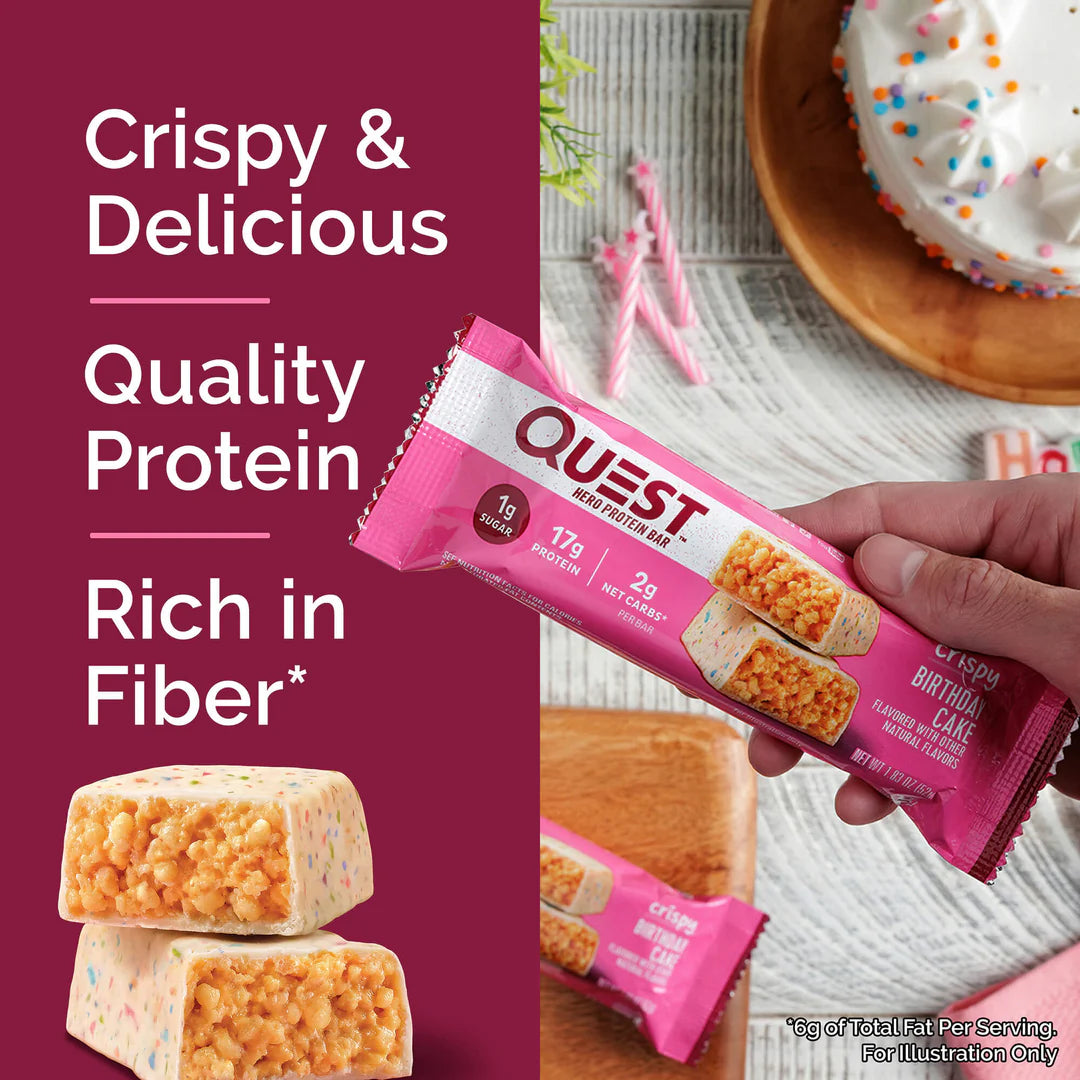 Quest Hero Bar Birthday Cake (12 x 52g)