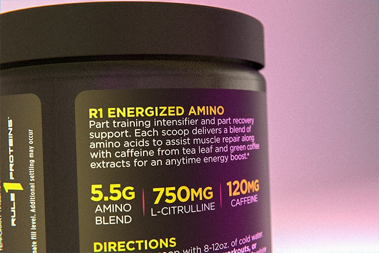 Rule One Energized Amino Blue Raspberry 270g