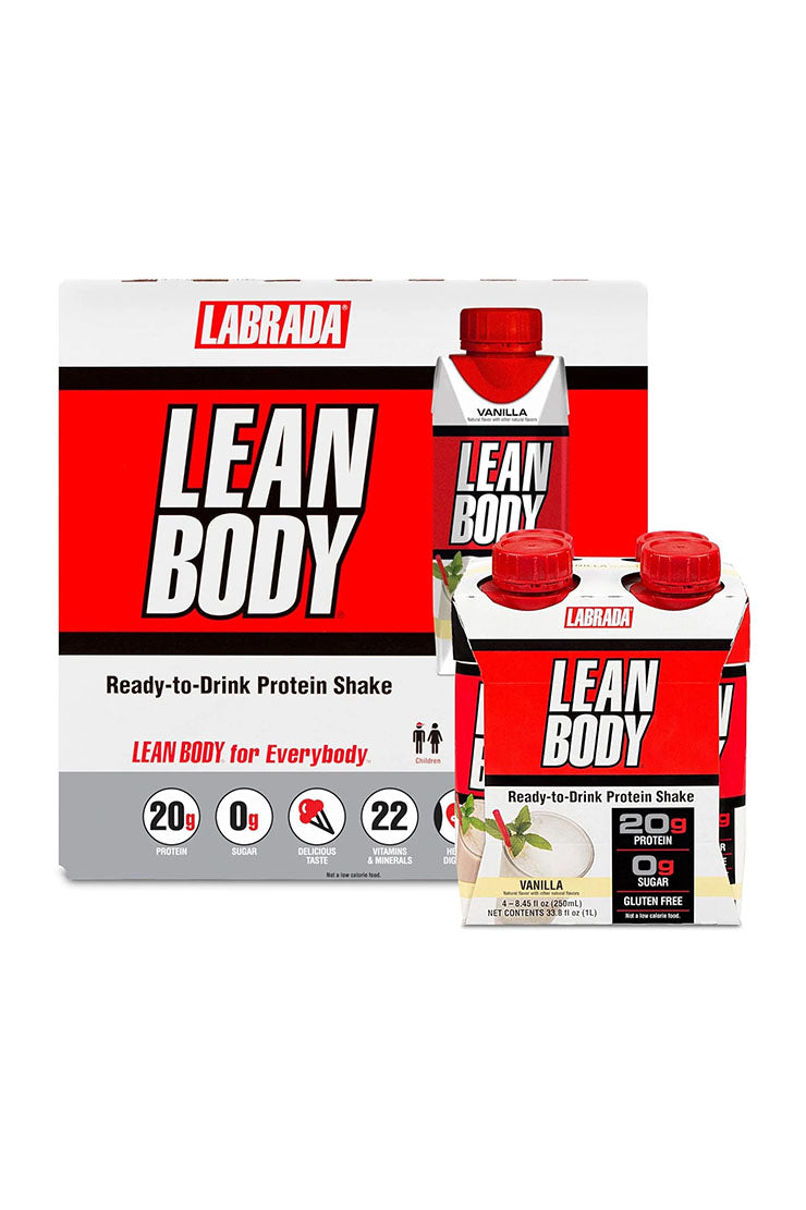 Labrada Lean Body Protein Shake Vanilla (250ml x 16 bottles)