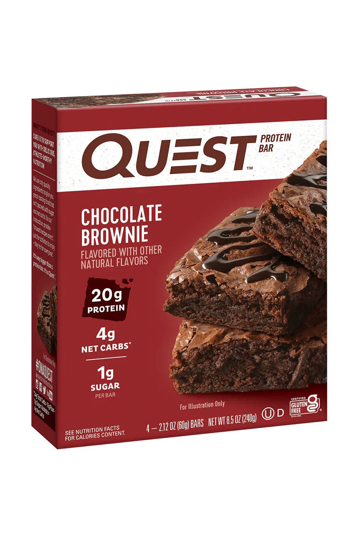 Quest Protein Bar Choc Brownie (4 x 60g)