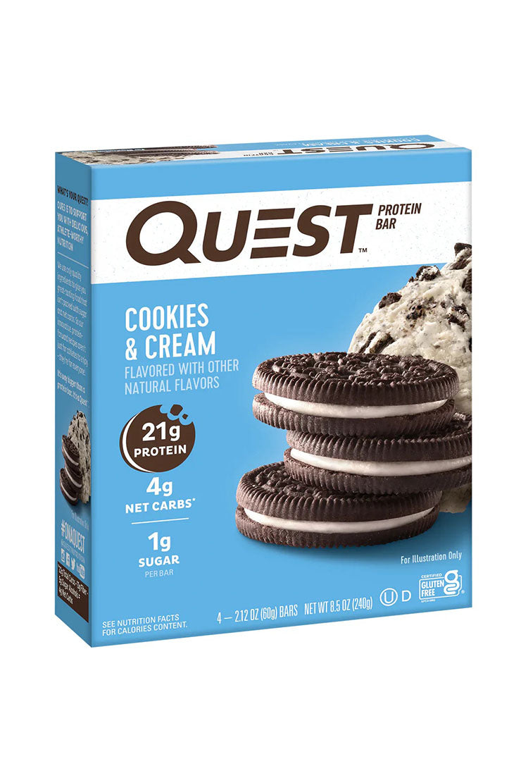 Quest Protein Bar - Cookies & Cream (4 x 60g)