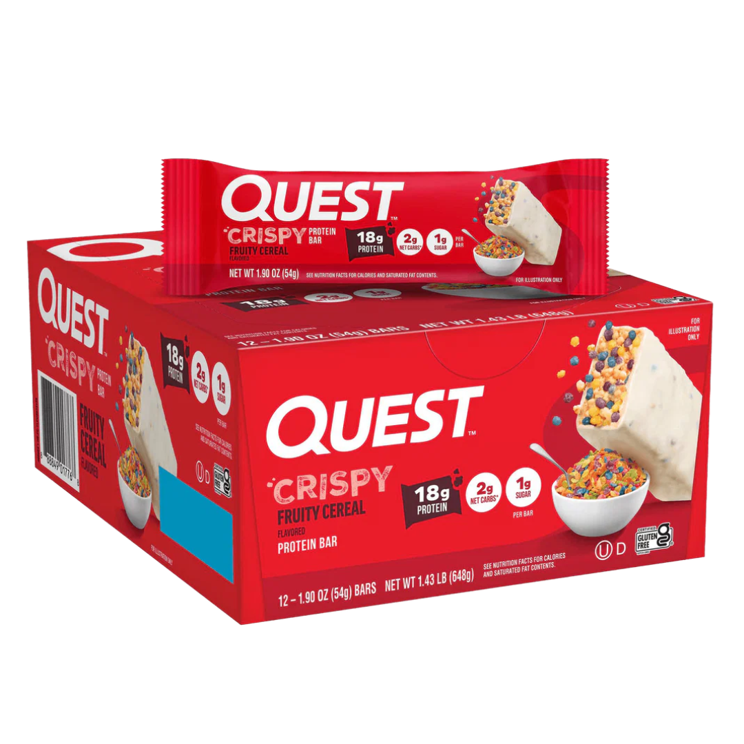Quest Hero Fruity Cereal Crispy (12 x 60g)