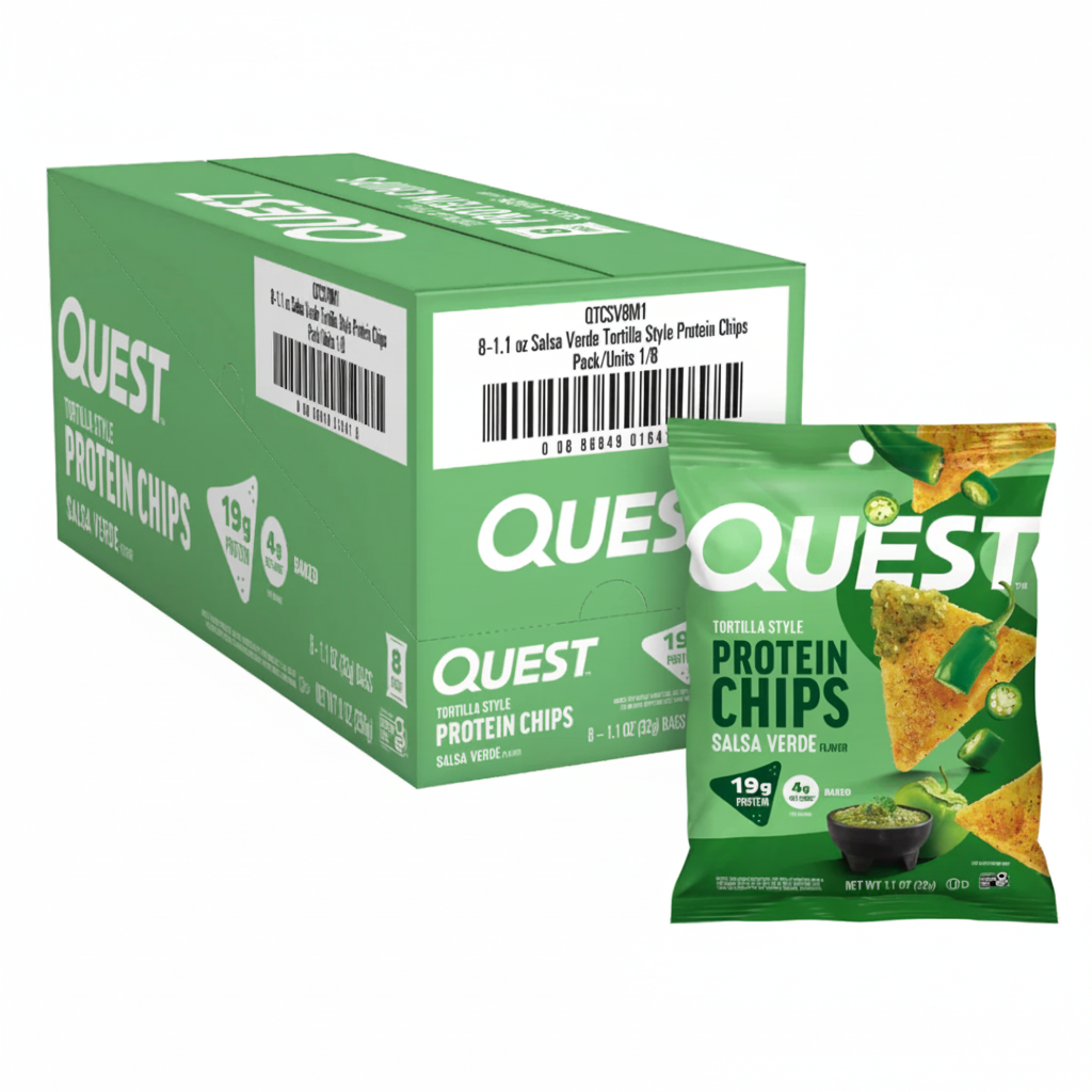 Quest Protein Chips Salsa Verde (8 x 32g)