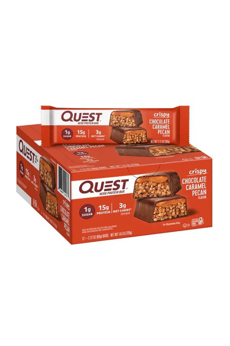 Quest Hero Chocolate Caramel Pecan (12 x 60g)