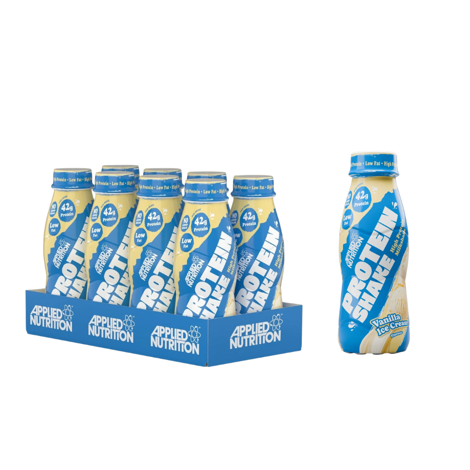 Applied Nutrition High Protein Shake Vanilla 500ml (8 bottles x 500ml)